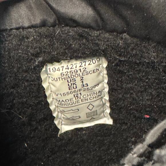 Lands End Girls Snowflake Insulated Snow Boots Waterproof Winter Youth Size 2 - Picture 9 of 9